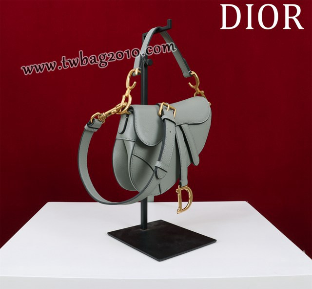 Dior专柜新款迪奥高仿原单长肩带大小号牛皮马鞍包手拎斜挎包 djfk1801